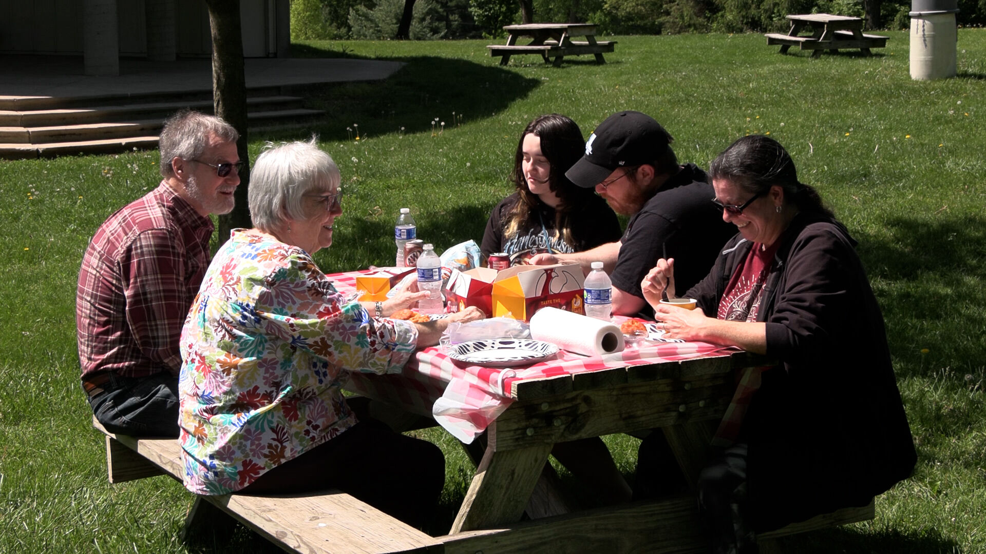 Families gather to celebrate Mother's Day and make memories at Faurot Park